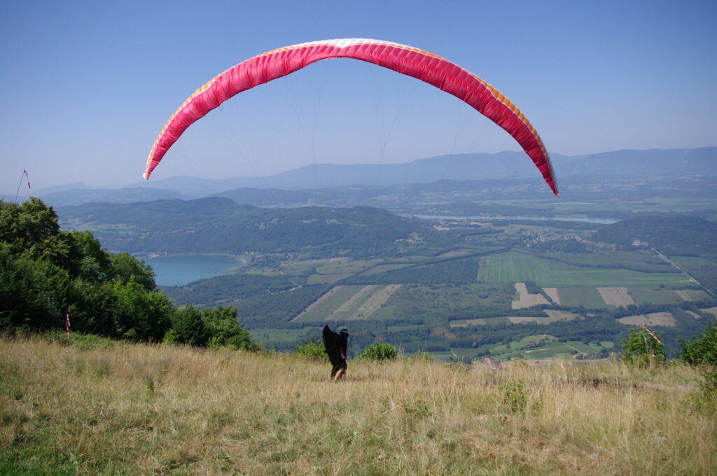 col du Sapenay - parapente aix-les-bains