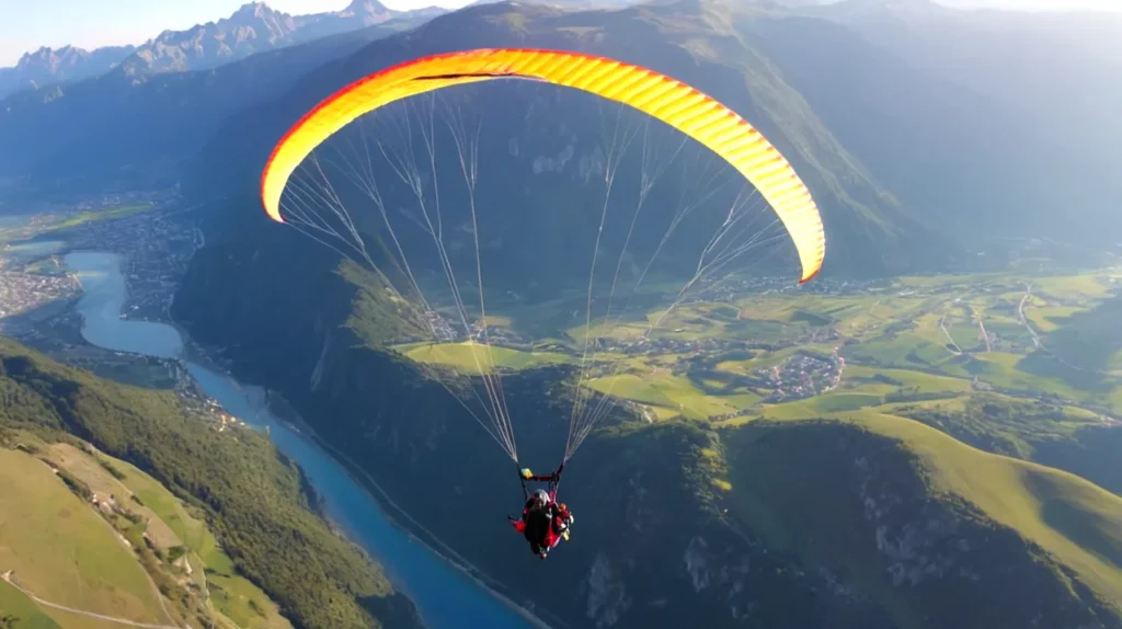 Parapente en plein air